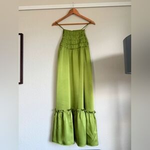 Elegant Green Mini Dress